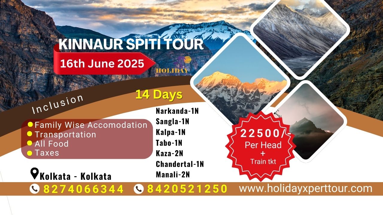 Kinnaur Spiti Tour Package 2025