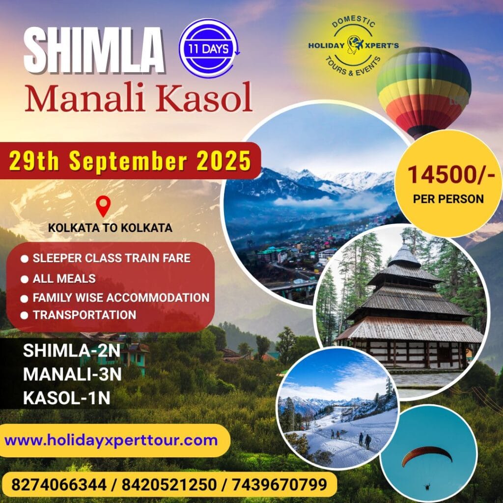 shimla manali kasol
